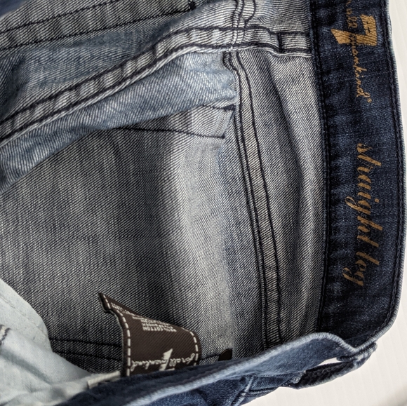 7 for all Mankind Straight Leg Jeans Sz. 24 - Picture 9 of 9